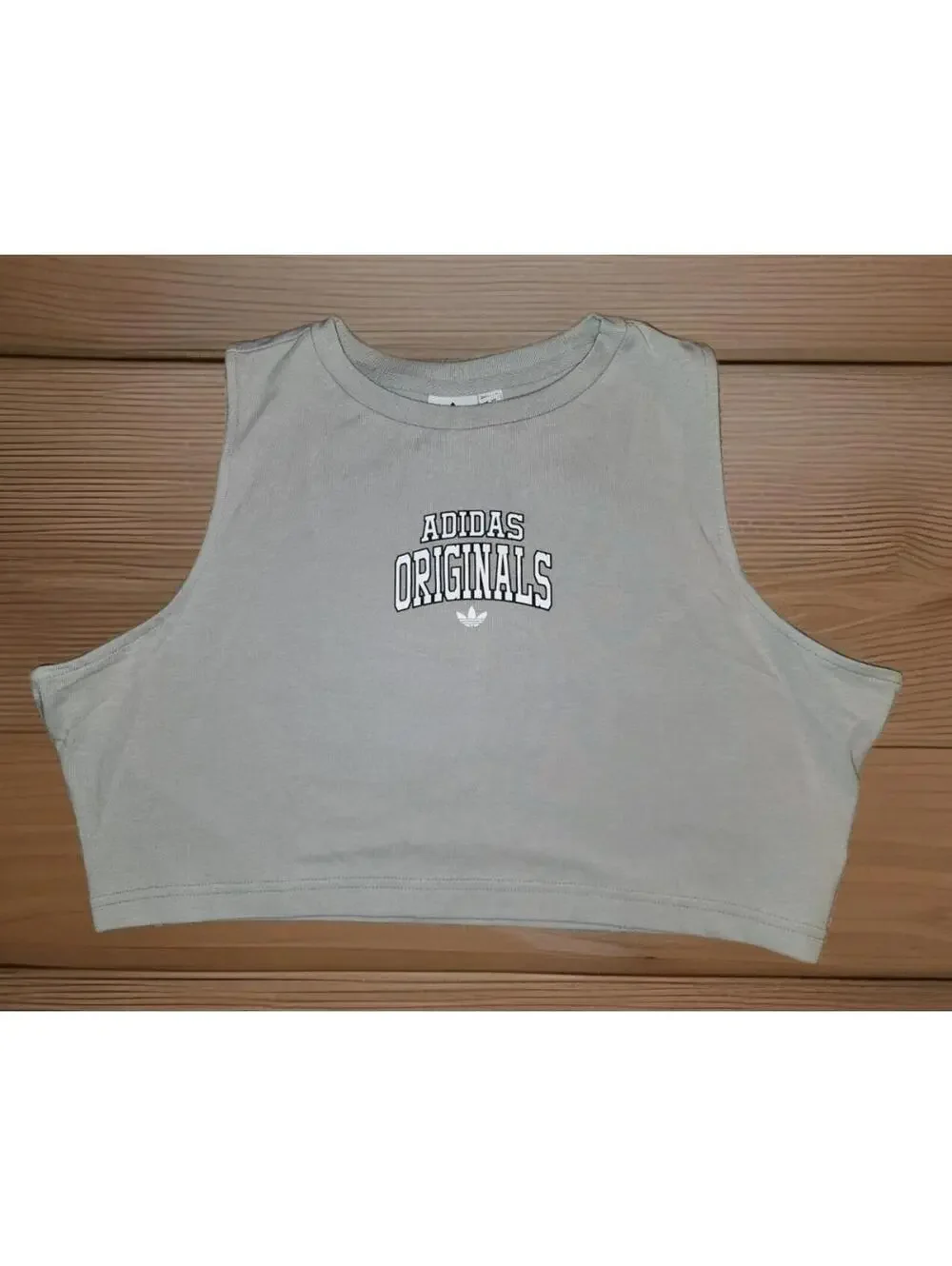 Adidas Originals crop top Varsity Tank Size 18 (053)